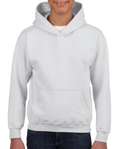 Gildan GI18500B - Heavy Blend Youth Hooded Sweatshirt White