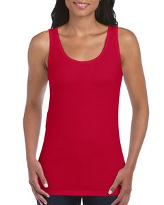 Gildan GD077 - Softstyle™ women's tank top Cherry red