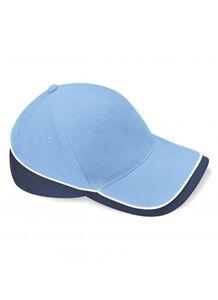 Beechfield BF171 - Teamwear Competition Cap Sky Blue/Navy/White