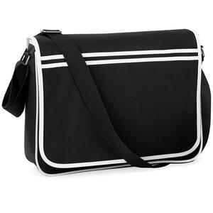 BagBase BG710 - Retro Messenger Black/White