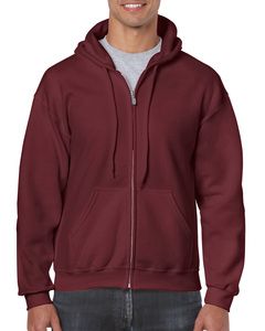 Gildan GN960 - Heavy Blend Adult Full Zip Hooded Sweatshirt Maroon