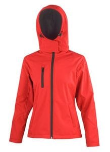 Result RS23F - Ladies' Performance Hooded Jacket Red/Black