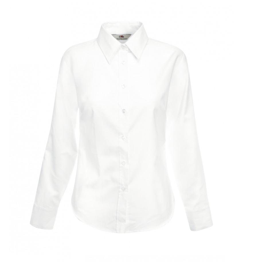 Fruit of the Loom SC411 - Lady-fit poplin long sleeve shirt