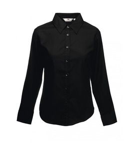 Fruit of the Loom SC411 - Lady-fit poplin long sleeve shirt