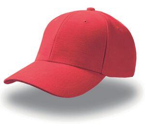 Atlantis AT076 - Unisex 6-panel cap Red