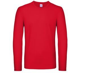 B&C BC05T - Long-sleeved men's t-shirt Red