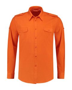 Lemon & Soda LEM3915 - Shirt Twill LS for him Orange