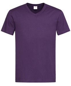 Stedman STE2300 - V-neck T-shirt SS for men Stedman Classic-T Deep Berry