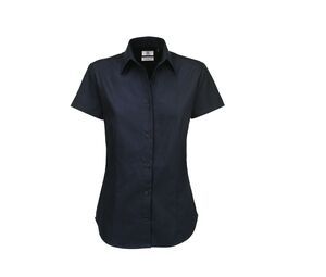 B&C BC718 - Sharp short sleeve /women Navy