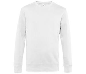 B&C BCU01K - Straight Sleeve Sweatshirt 280 KING White