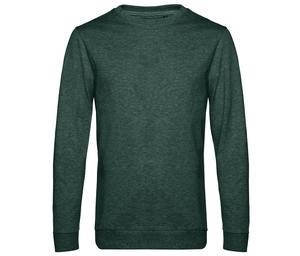 B&C BCU01W - Round Neck Sweatshirt # Heather Dark Green