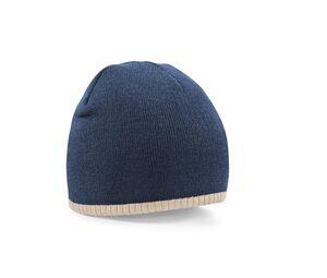 Beechfield BF44C - Two-tone beanie knitted hat