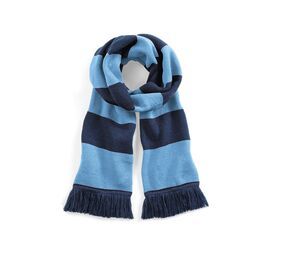 Beechfield BF479 - Varsity scarf French Navy / Sky Blue