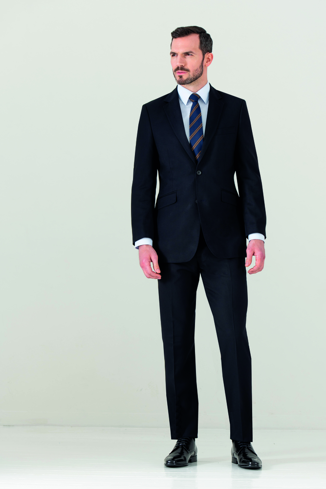 CLUBCLASS CCJ9502 - Titanium Fitted Suit Jacket