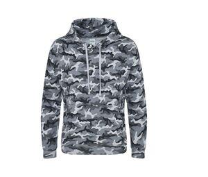 AWDIS JH014 - Camo Hooded Sweater Grey Camo