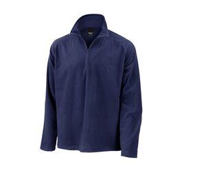 Result RS112 - Zipped collar lightweight microfleece Navy