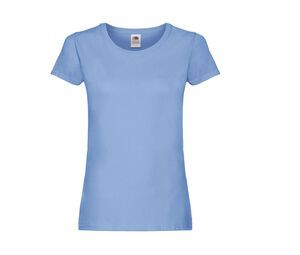 Fruit of the Loom SC1422 - Women's round neck T-shirt Sky Blue