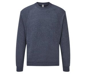 Fruit of the Loom SC260 - Raglan Sweat (62-216-0) Vintage Heather Navy