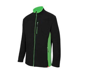 VELILLA V1504 - VESTE POLAIRE BICOLORE Black / Lime