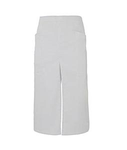 VELILLA V4209 - LONG APRON WITH OPENING AND POCKETS Light Grey