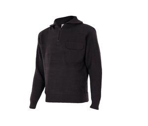 VELILLA VL101 - THICK PULLOVER WITH STAND-UP COLLAR