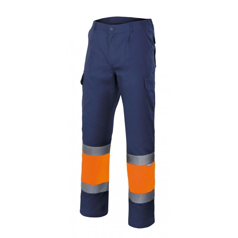 VELILLA VL157 - HIGH-VISIBILITY TWO-TONE PANTS