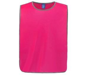 Yoko YK259 - Chasuble with reflective edges Fluo Pink