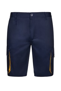 Velilla 103007 - TWO-TONE SHORTS NAVY BLUE/YELLOW