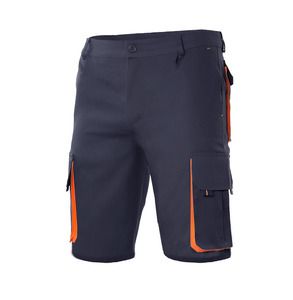 Velilla 103007 - TWO-TONE SHORTS MARINE BLUE/ORANGE