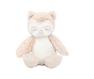 Mumbles MM060 - Print me cuddly toy. Owl / Light Brown