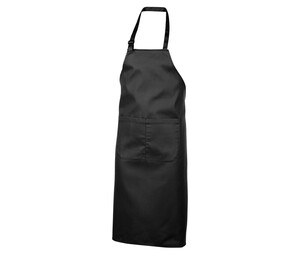 NEWGEN TB201 - Cotton bib apron with pocket Black