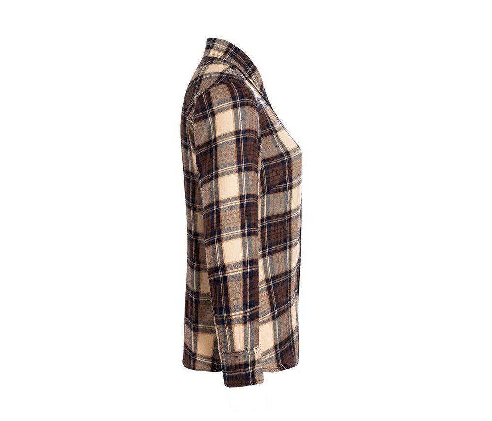 KARLOWSKY KYBF9 - LADIES' CHECKED BLOUSE URBAN-TREND