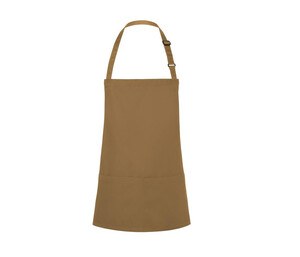 KARLOWSKY KYBLS6 - SHORT BIB APRON BASIC WITH BUCKLE AND POCKET