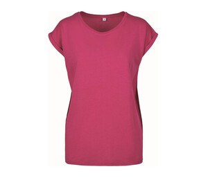Build Your Brand BY021 - T-Shirt Hibiskus Pink