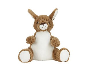 Mumbles MM060 - Print me cuddly toy. Kangaroo/Brown
