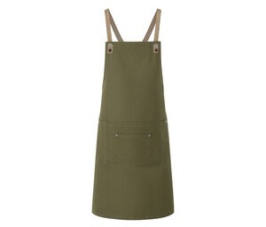 KARLOWSKY KYLS39 - Bib apron with cross straps and pocket