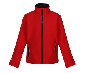 REGATTA RGA732 - Children's softshell jacket Classic Red / Black