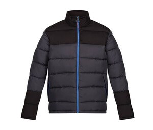 REGATTA RGA536 - Warm unisex down jacket Seal Grey / Black