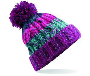 Beechfield BF486 - Corkscrew beanie with tassel