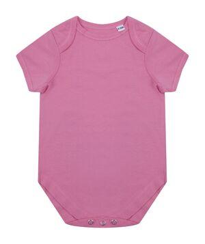 Larkwood LW655 - Short-sleeved organic cotton baby grow