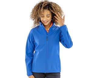 RESULT RS901F - WOMENS RECYCLED 2-LAYER PRINTABLE SOFTSHELL JACKET