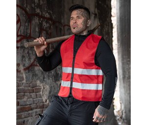 KORNTEX KX225 - SAFETY VEST WITH ZIPPER "COLOGNE"